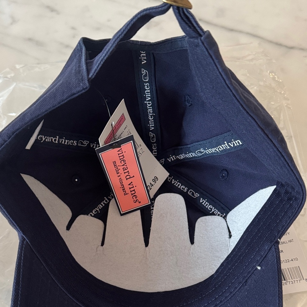 Vineyard Vines Dark Navy Baseball Cap - Picture 3 of 3